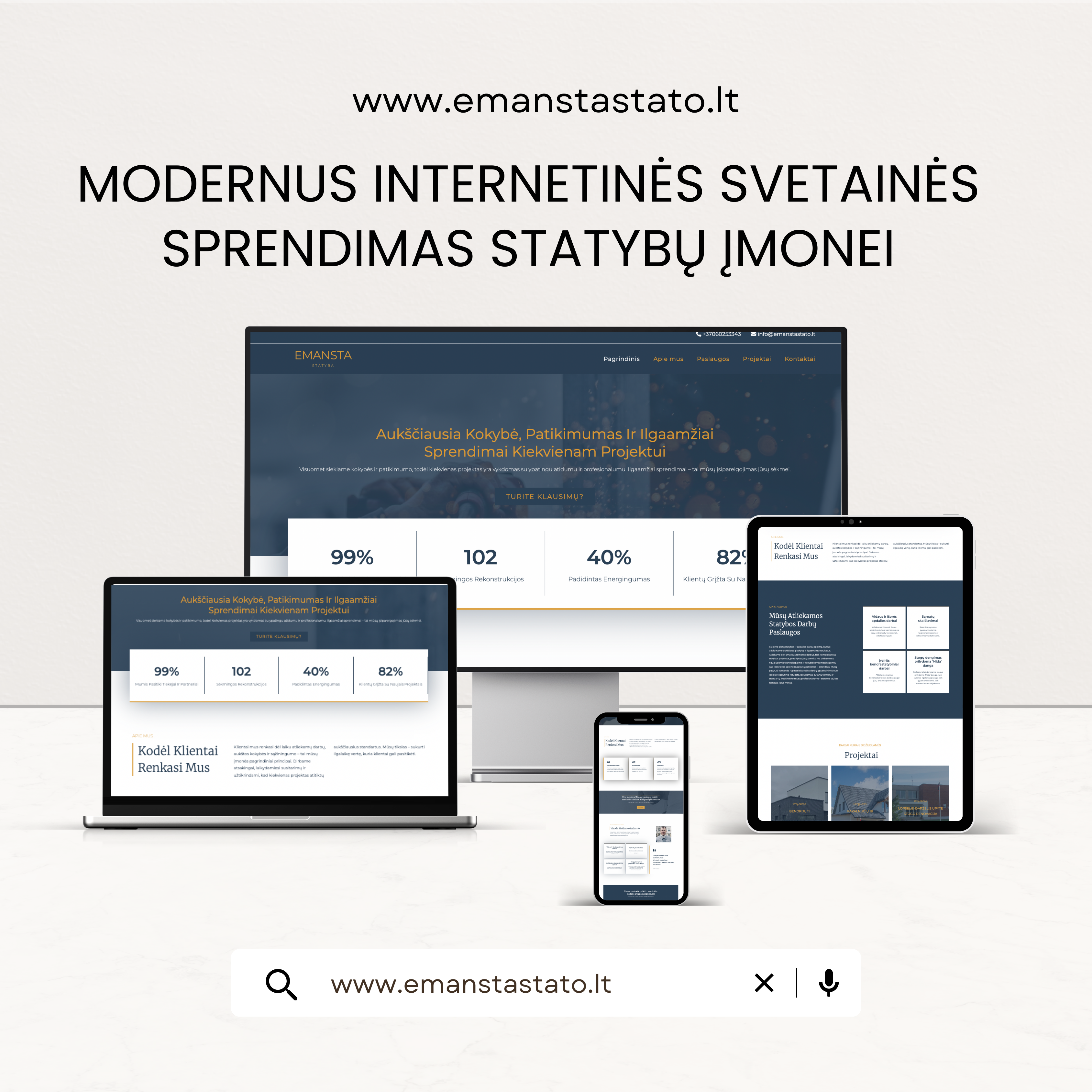 Minimalist Neutral Multi Device Computer Mockup Website Launch Instagram Post (3)